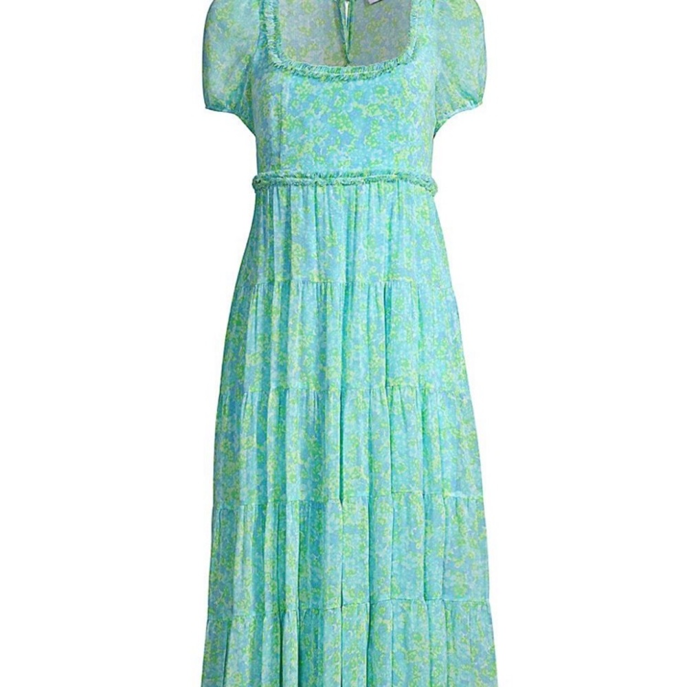LIKELY Chloe Crinkled Chiffon Midi Dress - Picture 5 of 12